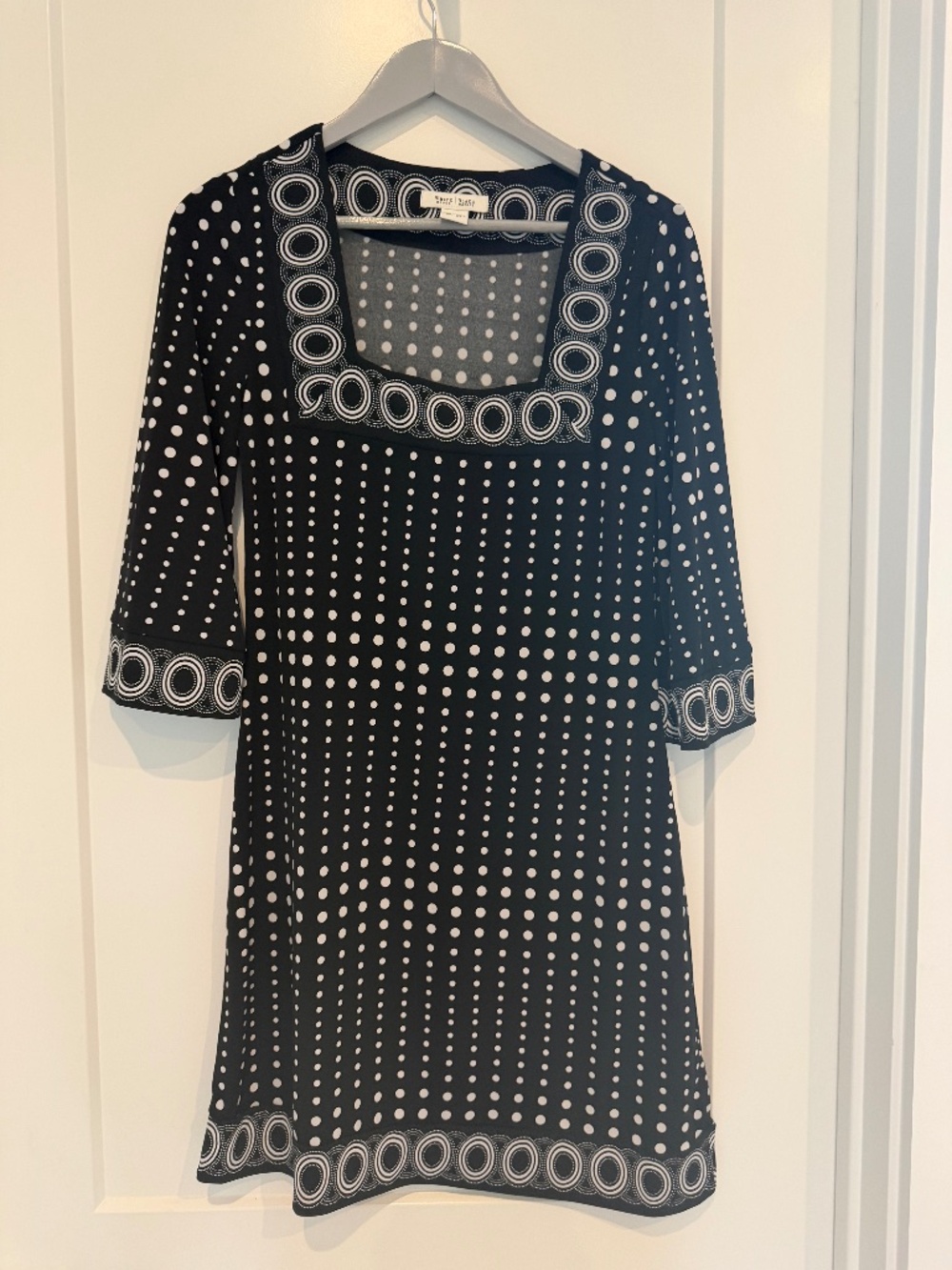 White House Black Market Polka Dot Mini Dress Size Small